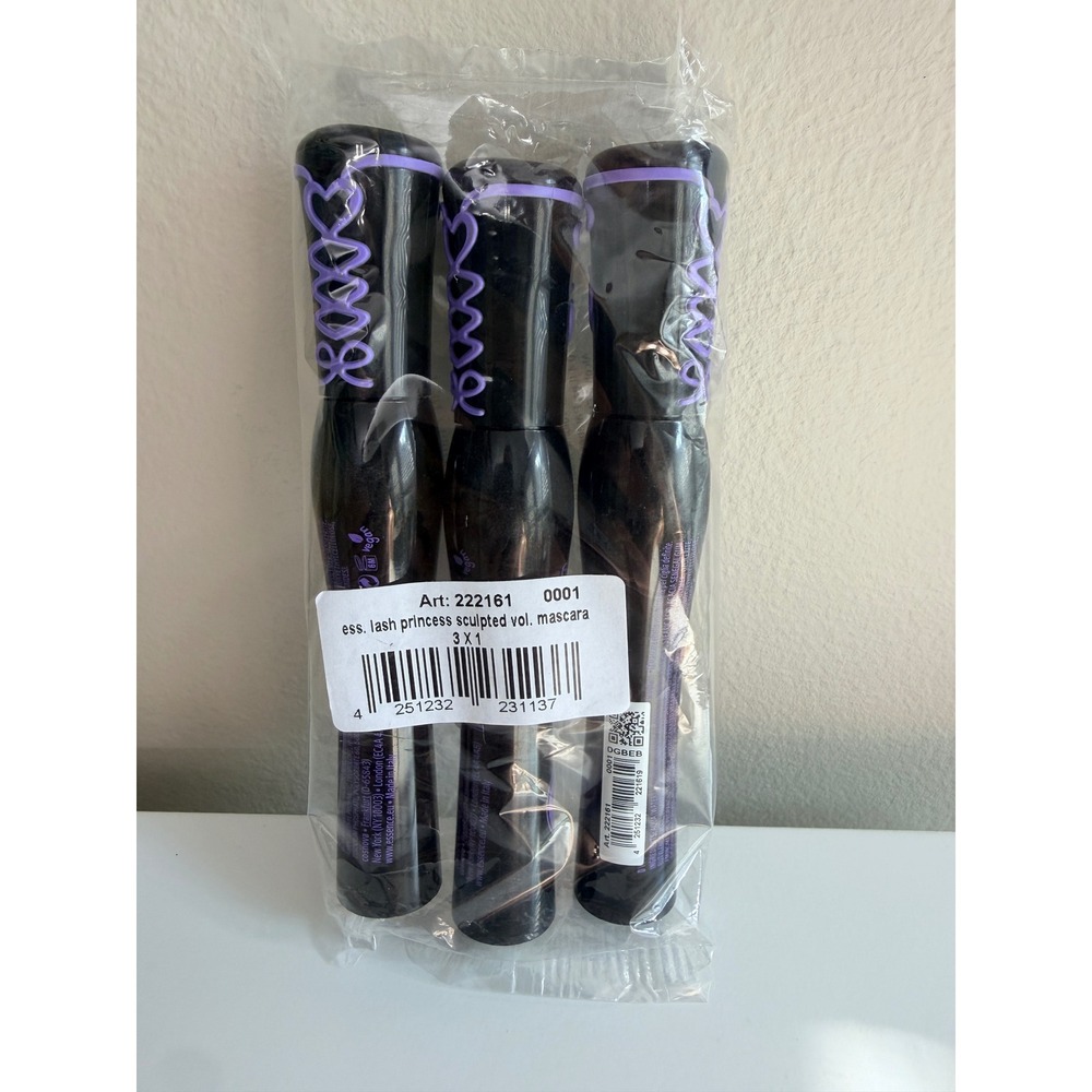 Essence Lash Princess Sculpted Volume Mascara Set 3pk Black Vegan NWT